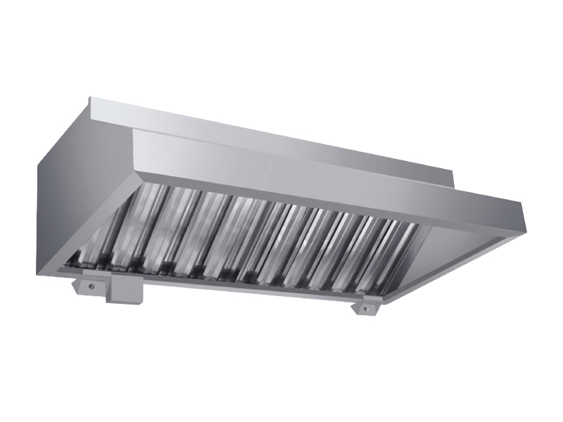 Industrial Commercial Professional Custom Customized Exhaust Hood Canopy Fume Range SUS304 SUS201 Stainless Steel